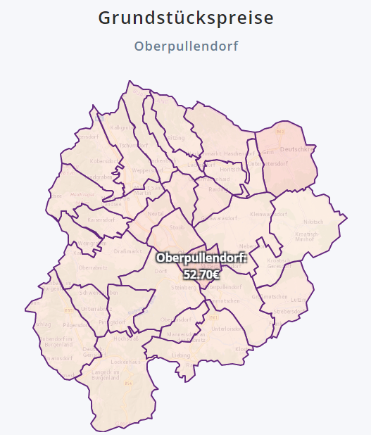Grundstückspreise Oberpullendorf