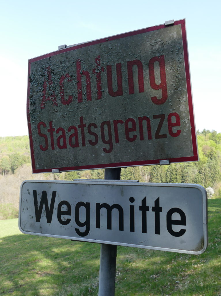 Slowenische Grenze Dreiländereck